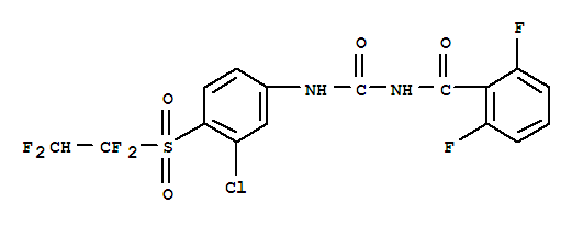 100341-25-1,N-({3-chloro-4-[(1,1,2,2-tetrafluoroethyl)sulfonyl]phenyl}carbamoyl)-2,6-difluorobenzamide,