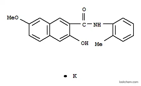 Molecular Structure of 101453-70-7 (potassium 3-hydroxy-7-methoxy-N-(o-tolyl)naphthalene-2-carboxamide)