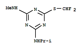 103427-39-0,1,3,5-Triazine-2,4-diamine,6-[(difluoromethyl)thio]-N2-methyl-N4-(1-methylethyl)-,1,3,5-Triazine-2,4-diamine,6-[(difluoromethyl)thio]-N-methyl-N'-(1-methylethyl)-(9CI)