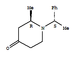 4-Piperidinone,2-methyl-1-[(1S)-1-phenylethyl]-, (2R)-