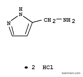 Molecular Structure of 1037237-32-3 ((1H-PYRAZOL-3-YL)METHANAMINE DIHYDROCHLORIDE)