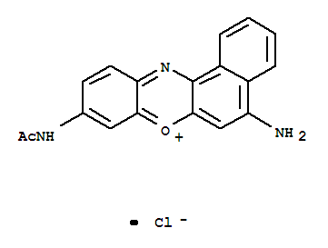 Benzo[a]phenoxazin-7-ium,9-(acetylamino)-5-amino-, chloride (1:1)