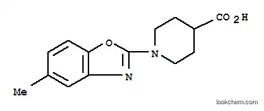 Molecular Structure of 1048917-20-9 (1-(5-methylbenzo[d]oxazol-2-yl)piperidine-4-carboxylic acid)
