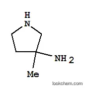 Molecular Structure of 105675-13-6 (3-Pyrrolidinamine,3-methyl-(9CI))