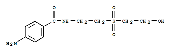 4-amino-N-[2-(2-hydroxyethylsulfonyl)ethyl]benzamide