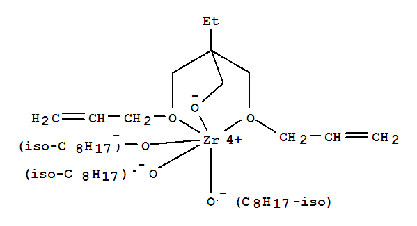 Zirconium,[2,2-bis[(2-propen-1-yloxy-kO)methyl]-1-butanolato-kO]tris(isooctanolato)-