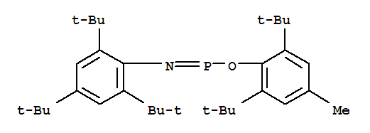 111252-28-9,Phosphenimidous acid,[2,4,6-tris(1,1-dimethylethyl)phenyl]-,2,6-bis(1,1-dimethylethyl)-4-methylphenyl ester (9CI),