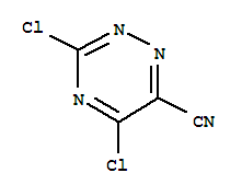 3,5-dichloro-1,2,4-triazine-6-carbonitrile