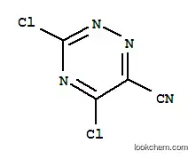 Molecular Structure of 1131604-77-7 (3,5-dichloro-1,2,4-triazine-6-carbonitrile)