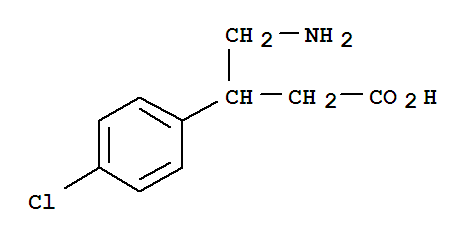 Molecular Structure of 1134-47-0 (Baclofen)