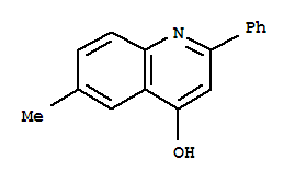 Molecular Structure of 1148-49-8 (4-Quinolinol,6-methyl-2-phenyl-)