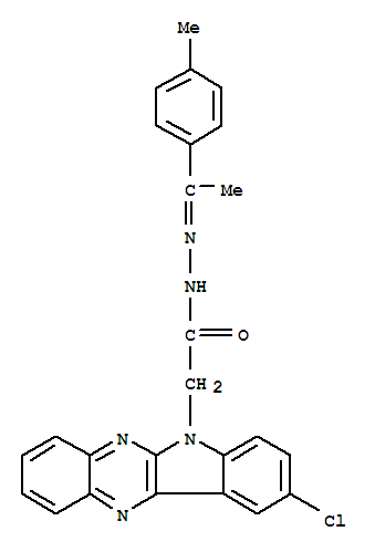 6H-Indolo[2,3-b]quinoxaline-6-aceticacid, 9-chloro-, 2-[1-(4-methylphenyl)ethylidene]hydrazide