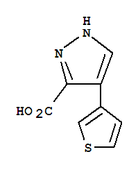 1H-Pyrazole-3-carboxylicacid, 4-(3-thienyl)-