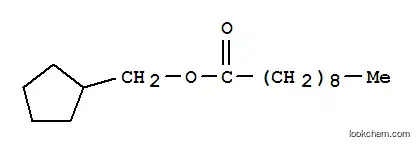Molecular Structure of 120194-91-4 (decanoic acid cyclopentyl methyl ester)
