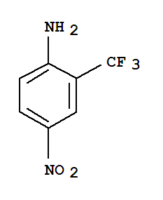 Molecular Structure of 121-01-7 (Benzenamine,4-nitro-2-(trifluoromethyl)-)