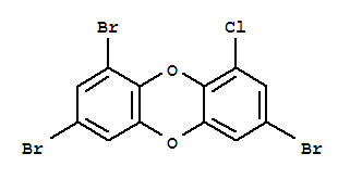 122418-77-3,1,3,7-tribromo-9-chlorooxanthrene,
