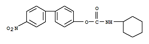 Carbamic acid, cyclohexyl-,4'-nitro[1,1'-biphenyl]-4-yl ester (9CI)