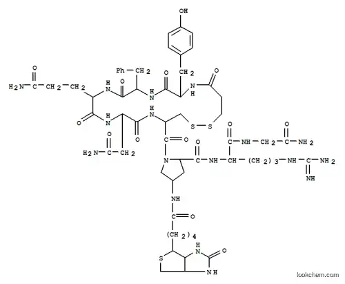 Molecular Structure of 126703-17-1 (BIOTINYL-CYS-TYR-PHE-GLN-ASN-CYS-PRO-ARG-GLY-NH2)