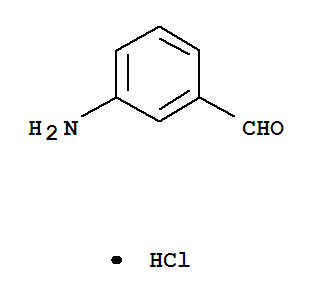 Molecular Structure of 127248-99-1 (Benzaldehyde,3-amino-, hydrochloride (1:1))
