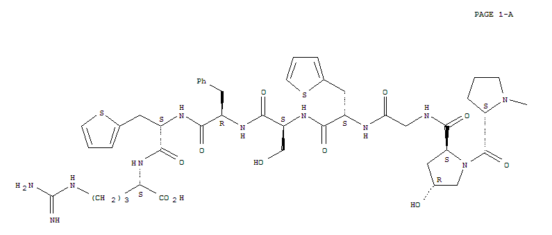 (1-ADAMANTANEACETYL-D-ARG0,HYP3,BETA-(2-THIENYL)-ALA5,8,D-PHE7)-BRADYKININ