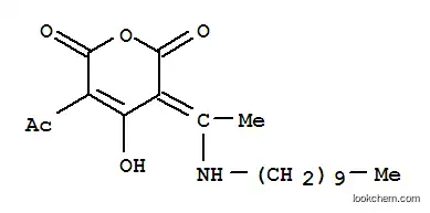 (3Z)-5-acetyl-3-[1-(decylamino)ethylidene]-6-hydroxy-2H-pyran-2,4(3H)-dione