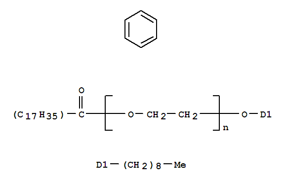 Molecular Structure of 133475-41-9 (Poly(oxy-1,2-ethanediyl),a-(1-oxoisooctadecyl)-w-(nonylphenoxy)-)