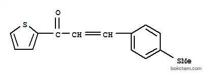 Molecular Structure of 133838-46-7 (2-Propen-1-one,3-[4-(methylthio)phenyl]-1-(2-thienyl)-)