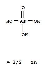 Arsenicacid (H<sub>3</sub>AsO<sub>4</sub>), zinc salt (2:3) (8CI,9CI)