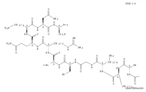 Molecular Structure of 136795-05-6 (H-ARG-PHE-ALA-ARG-LYS-GLY-SER-LEU-ARG-GLN-LYS-ASN-VAL-OH)