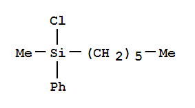 Molecular Structure of 139989-80-3 (Benzene, (chlorohexylmethylsilyl)-)
