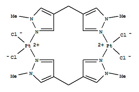 Platinum,tetrachlorobis[m-[4,4'-methylenebis[1-methyl-1H-pyrazole]-N2:N2']]di-(9CI)