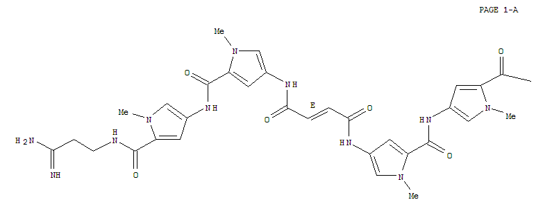 142482-56-2,2-Butenediamide,N,N'-bis[5-[[[5-[[(3-amino-3-iminopropyl)amino]carbonyl]-1-methyl-1H-pyrrol-3-yl]amino]carbonyl]-1-methyl-1H-pyrrol-3-yl]-,(E)- (9CI),