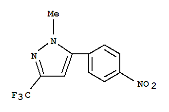 3-(TRIFLUOROMETHYL)-1-METHYL-5-(4-NITROPHENYL)-1H-PYRAZOLE