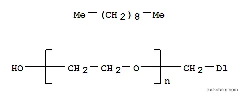 Molecular Structure of 143819-63-0 (Poly(oxy-1,2-ethanediyl),a-hydro-w-hydroxy-, monoetherwith (hydroxymethyl)decane)