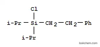 Molecular Structure of 151613-24-0 (PHENETHYLDIISOPROPYLCHLOROSILANE)