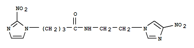 155065-07-9,4-(2-nitro-1H-imidazol-1-yl)-N-[2-(4-nitro-1H-imidazol-1-yl)ethyl]butanamide,NSC649615