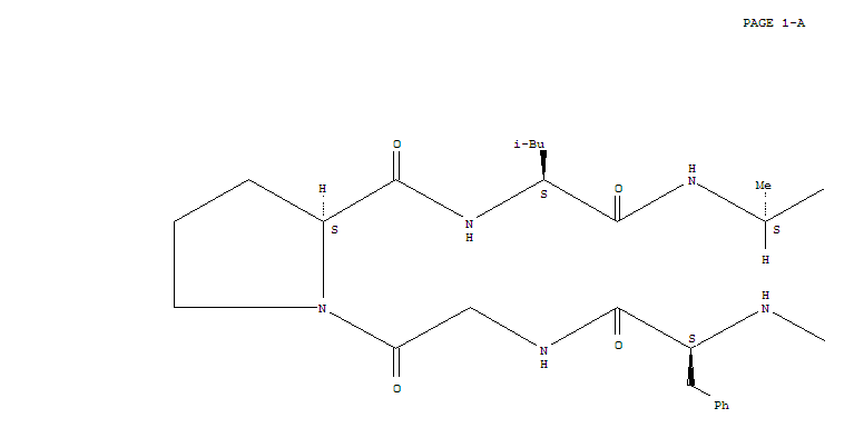156525-71-2,PSEUDOSTELLARIN G,CitrusinII, 4-L-serine-5-L-phenylalanine-7a-L-leucine-;1H,5H-Dipyrrolo[1,2-a:1',2'-j][1,4,7,10,13,16,19,22]octaazacyclotetracosine,cyclic peptide deriv.;Cyclo(L-alanyl-L-prolyl-L-phenylalanyl-L-seryl-L-phenylalanylglycyl-L-prolyl-L-leucyl)