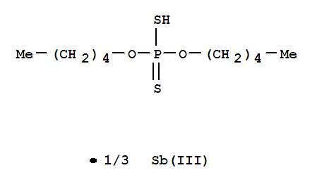 Phosphorodithioicacid, O,O-dipentyl ester, antimony(3+) salt (9CI)