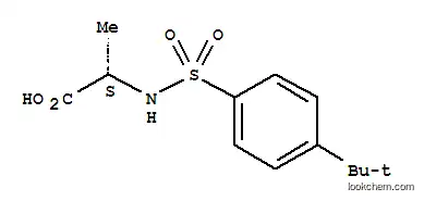 Molecular Structure of 159855-98-8 (N-[(4-tert-butylphenyl)sulfonyl]alanine)