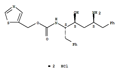 (2S,3S,5S)-5-Amino-2-(N-((5-Thiazolyl)Methoxycarbonyl)Amino)-1,6-Diphenyl-3-Hydroxyhexane Dihydrochloride