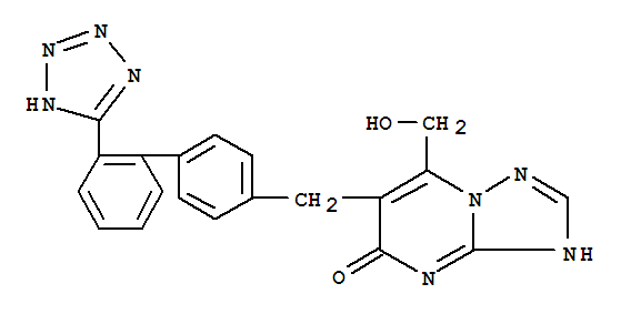 [1,2,4]Triazolo[1,5-a]pyrimidin-5(1H)-one,7-(hydroxymethyl)-6-[[2'-(2H-tetrazol-5-yl)[1,1'-biphenyl]-4-yl]methyl]-