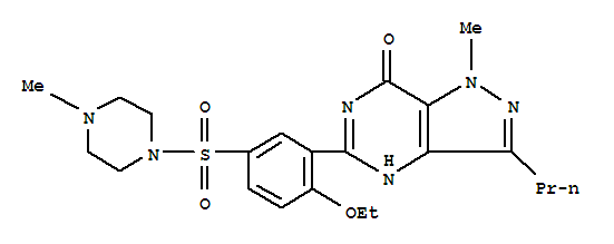 Molecular Structure of 171599-83-0 (Sildenafil citrate)