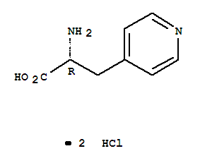 Molecular Structure of 174096-41-4 (4-Pyridinepropanoicacid, a-amino-, dihydrochloride, (aR)- (9CI))
