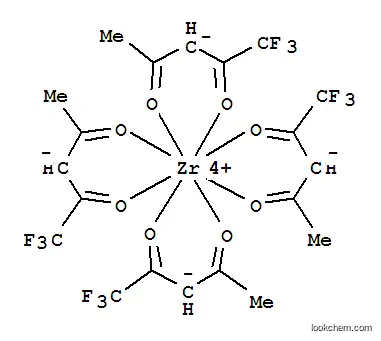 Molecular Structure of 17499-68-2 (ZIRCONIUM TRIFLUOROACETYLACETONATE)