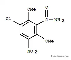 Molecular Structure of 175135-58-7 (3-CHLORO-2,6-DIMETHOXY-5-NITROBENZAMIDE)