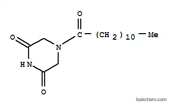 Molecular Structure of 175136-49-9 (4-DODECANOYLPIPERAZINE-2,6-DIONE)