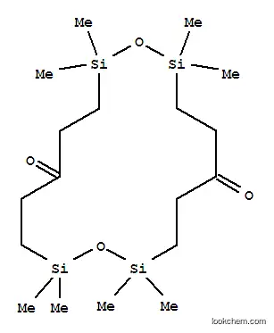 Molecular Structure of 18623-13-7 (2,2,8,8,10,10,16,16-octamethyl-1,9-dioxa-2,8,10,16-tetrasilacyclohexadecane-5,13-dione)
