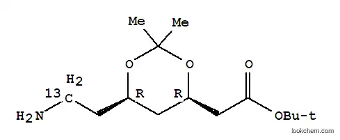 Molecular Structure of 191917-91-6 (TERT-BUTYL(4R, 6R)-2-[6-(2-AMINOETHYL)-2,2-DIMETHYL-1,3-DIOXAN-4-YL]ACETATE)