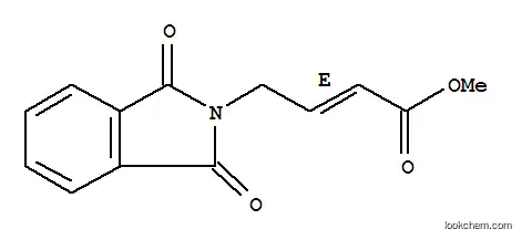 Molecular Structure of 194093-31-7 (2-Butenoicacid, 4-(1,3-dihydro-1,3-dioxo-2H-isoindol-2-yl)-, methyl ester, (2E)-)