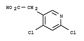 3-Pyridineaceticacid, 4,6-dichloro-